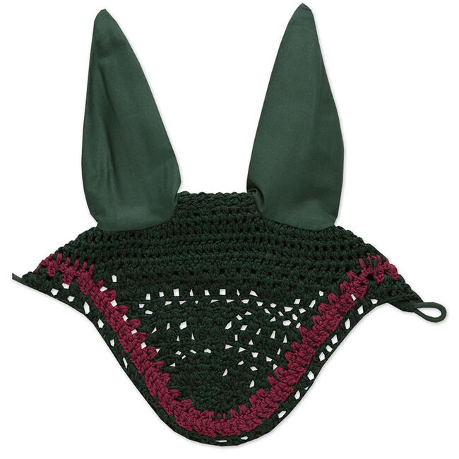 Horse Fare Two-Tone Crochet Ear Net image number null