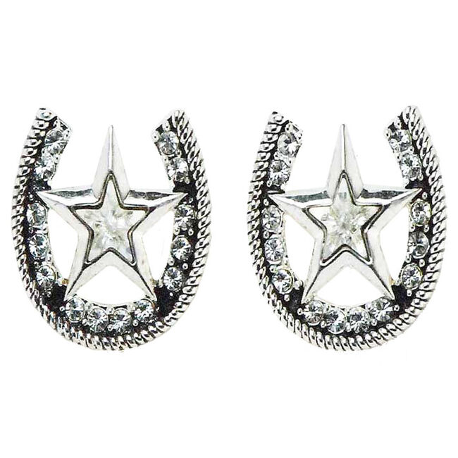 Finishing Touch of Kentucky Horseshoe Earrings image number null