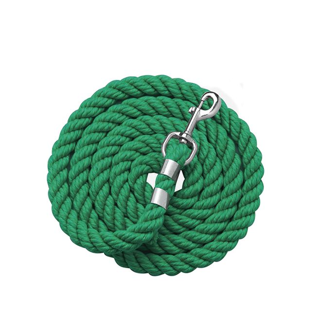 Perri's Solid Cotton Lead With Snap End - Hunter image number null