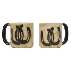 Galleyware Mara Stoneware Mug - Horseshoes