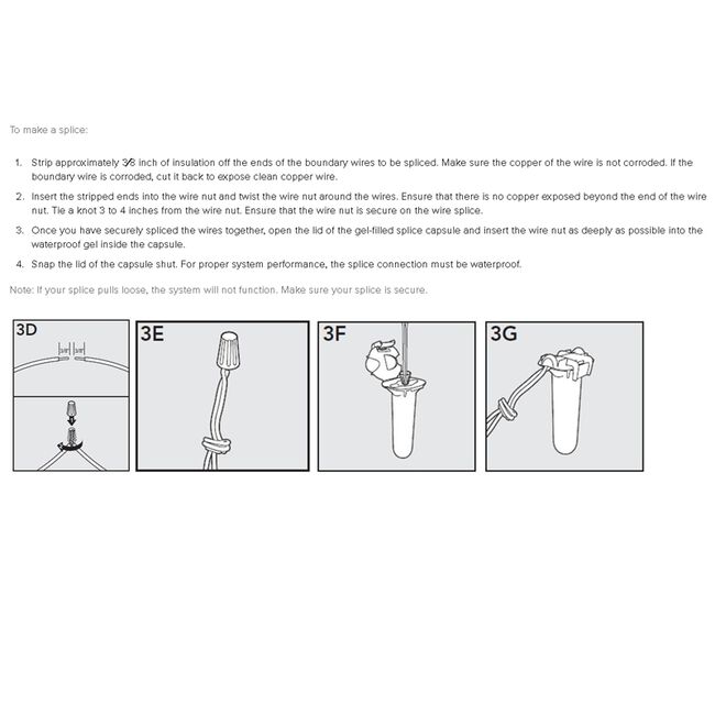 PetSafe InGround Fence Boundary Wire Splice Kit The Cheshire Horse