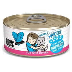 Weruva BFF Minced Cat Food - Tuna & Shrimp Sweethearts Dinner in Gravy - 5.5 oz