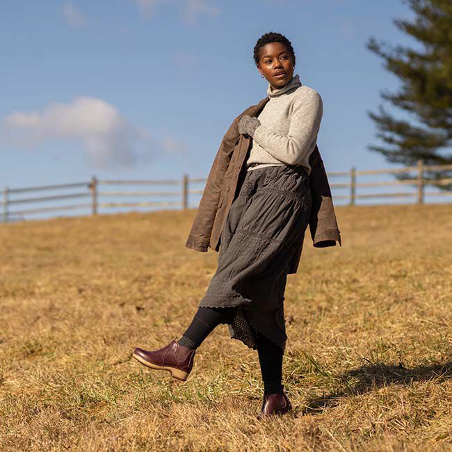 Dansko Women's Becka Boot - Cordovan Milled - Closeout image number null