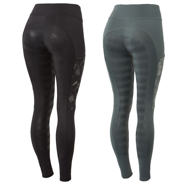 Horze Women's Luminox Reflective Full Seat Riding Tights image number null
