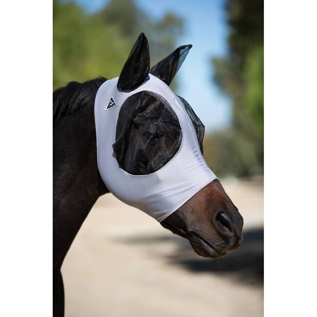 Professional's Choice Comfort Fit Lycra Fly Mask - Charcoal image number null