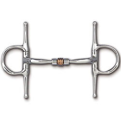 Myler Full Cheek with Hooks Comfort Snaffle with Copper Roller MB 03