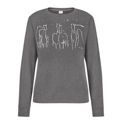 Kerrits Women's Held Collage Sweatshirt - Heather Grey