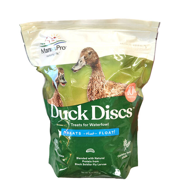 Manna Pro Duck Discs - Treats for Waterfowl - 16 oz image number null