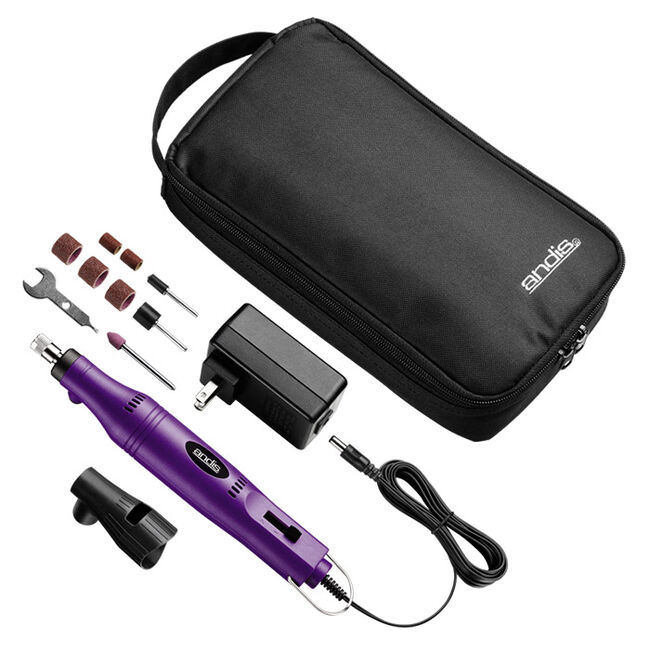 Andis EasyClip 2-Speed Nail Grinder, 13-Piece Kit image number null