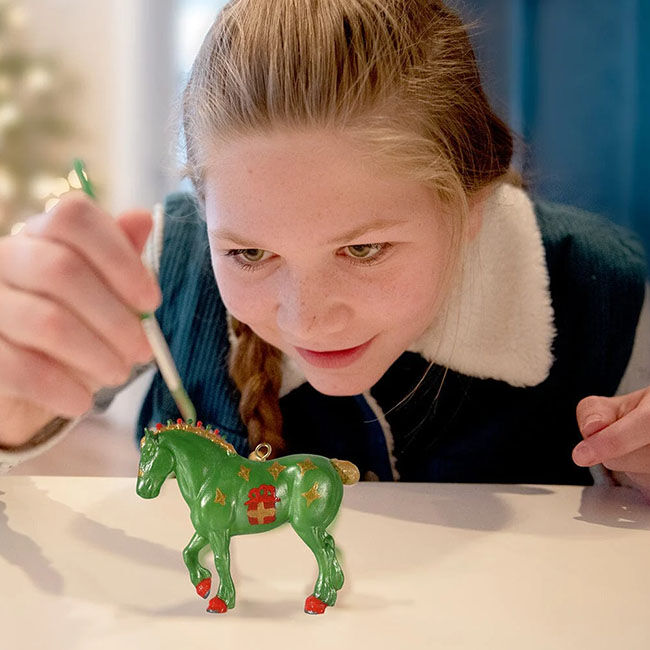 Breyer 2024 Ornament Craft Kit - Paint Your Horse image number null