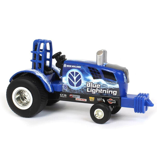 ERTL New Holland 1:64 Blue Lightning & Blue Streak Pulling Tractor Toy - Assorted Designs image number null