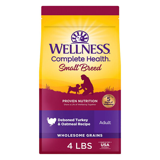 Wellness Complete Health Small Breed Dog Food - Turkey & Oatmeal Recipe image number null