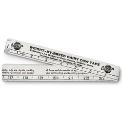 Coburn Dairy Cow Weight-by-Breed Tape