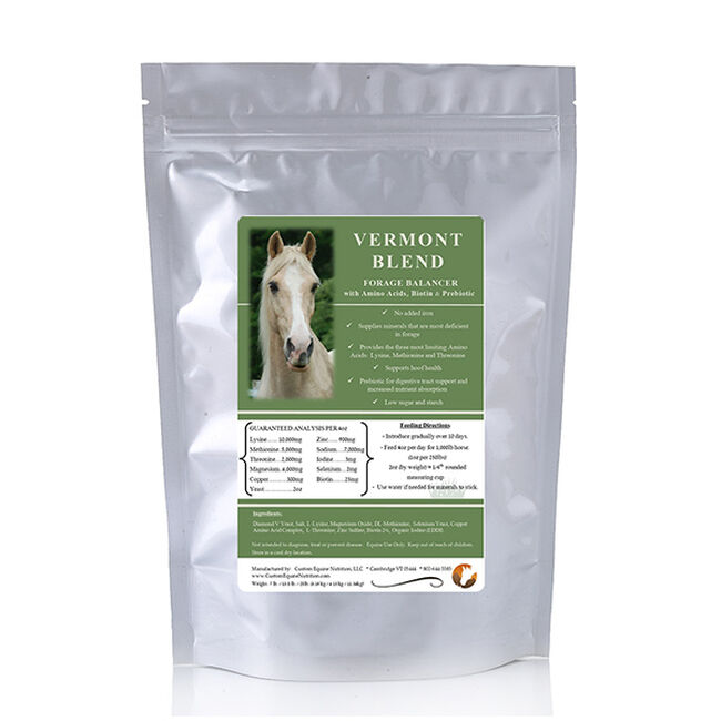 Custom Equine Nutrition Vermont Blend Forage Balancer & Hoof Support