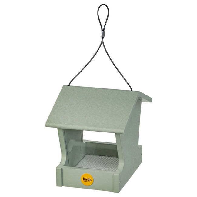 Birds Choice Hopper Feeder in Sage Green Recycled Plastic - Small image number null