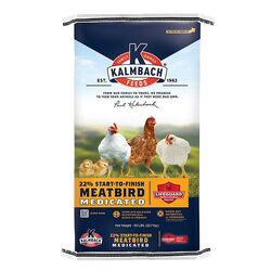 Kalmbach 22% Start-to-Finish Meatbird - Medicated - 50 lb