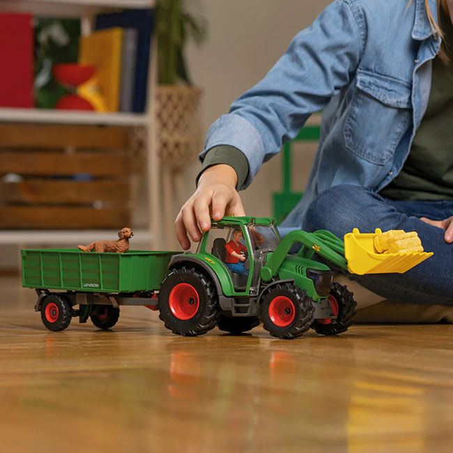 Schleich Tractor with Trailer image number null