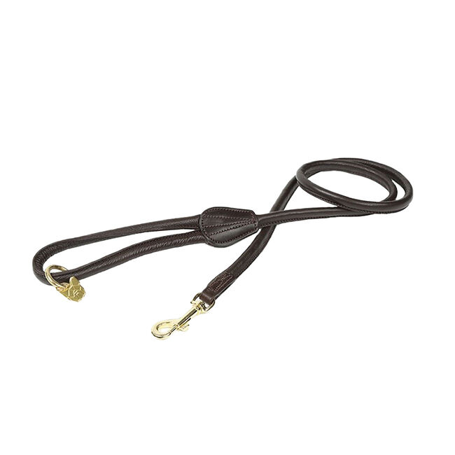 Shires Digby & Fox Rolled Leather Dog Lead image number null