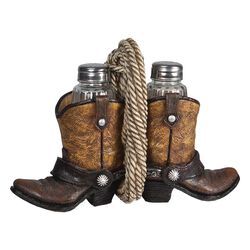 River's Edge Salt & Pepper Shakers - Cowboy Boots