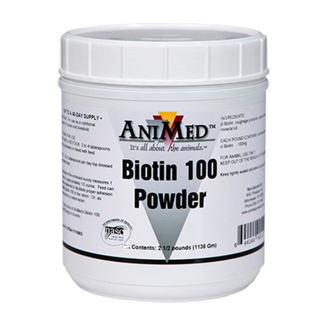 Animed Biotin 100 Powder Hoof Supplement image number null