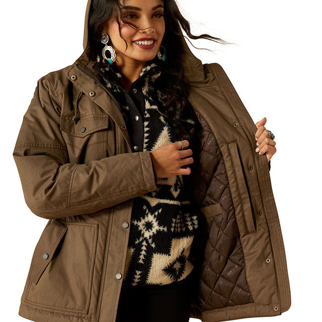 Ariat Women's Grizzly 2.0 Parka - Banyan Bark - Closeout image number null