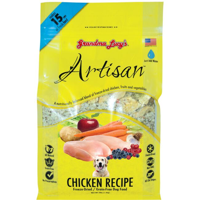 Grandma Lucy's Artisan Chicken Freeze Dried Grain Free Dog Food image number null