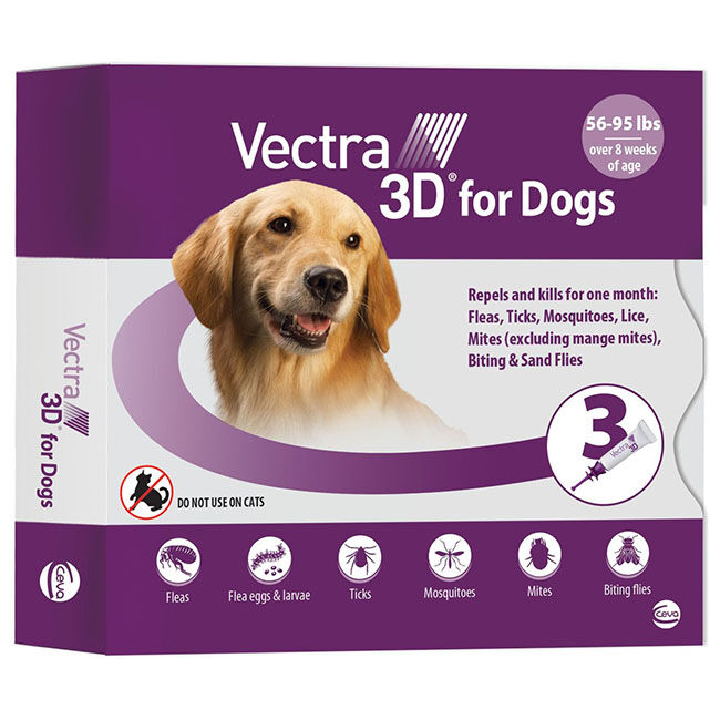 Vectra 3D Flea & Tick Spot Treatment for Dogs image number null