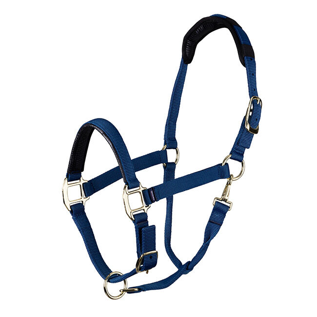 Shires Topaz Leather Breakaway Nylon Halter image number null