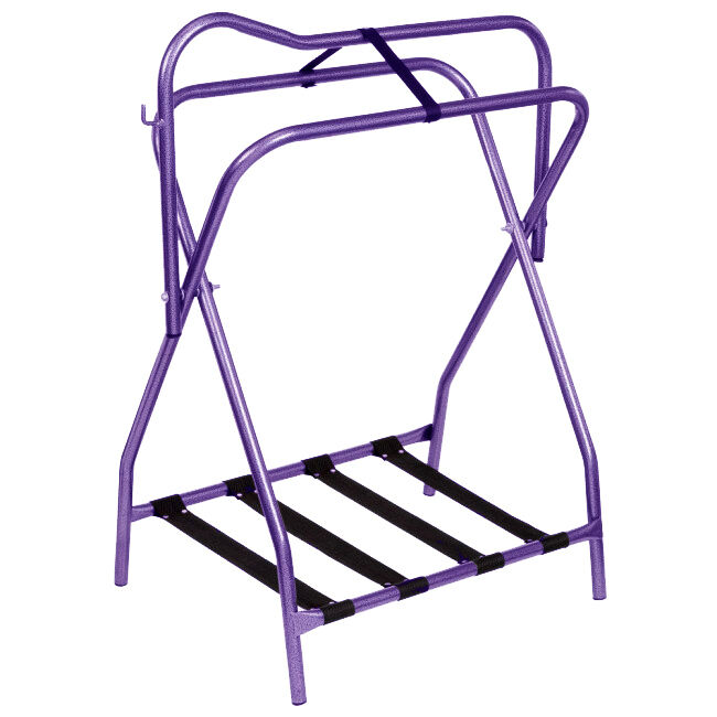 Tough1 Folding Saddle Rack with Hammer Finish image number null