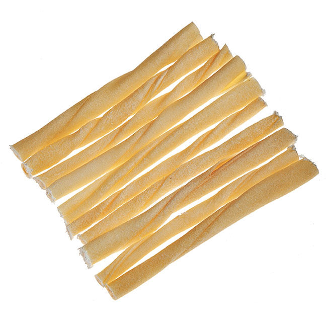 Tasman's Premium 5" Bison Rawhide Twisters image number null