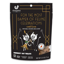 Shameless Pets Celebration Cat Treats - Catnip Flavor with Real Chicken & Catnip - 2.5 oz