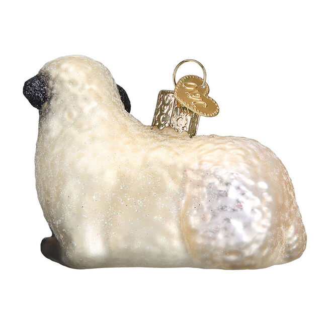 Old World Christmas Sheep With Lamb Ornament image number null