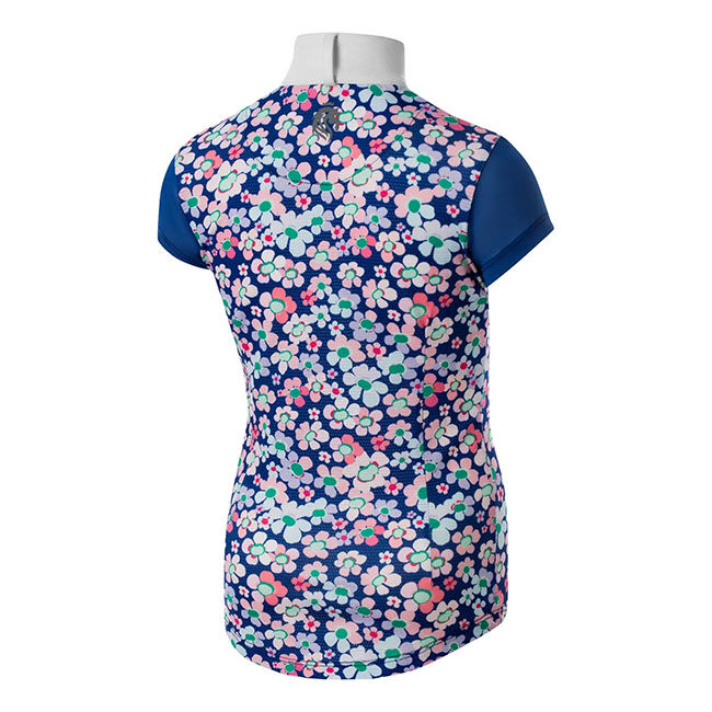 Equinavia Kids' Charlotte Short Sleeve Show Shirt - Galaxy Blue image number null