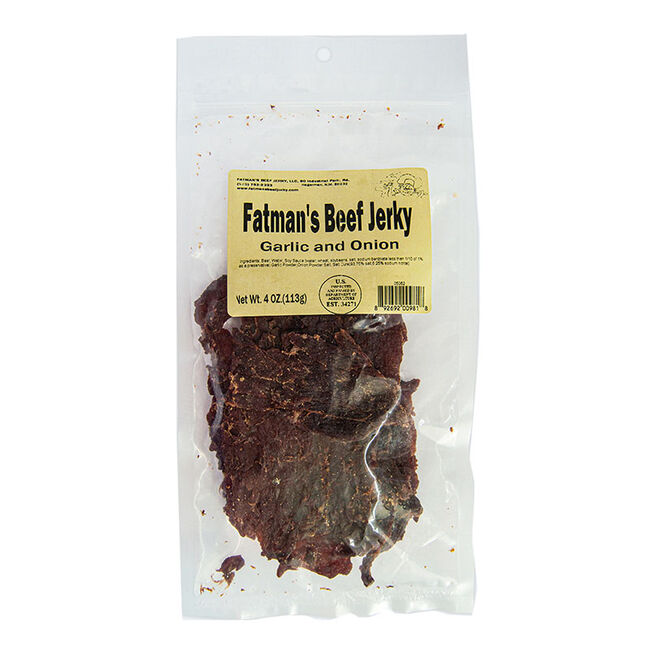 Fatman's Beef Jerky - Garlic and Onion image number null