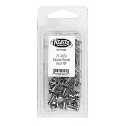Weaver Leather Supply Assorted Nickel-Plated #1 Rivets - 50-Count