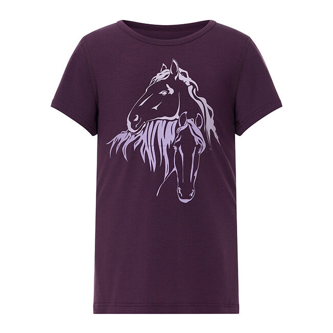 Kerrits Kids' Equine Embrace Tee - Velvet Plum image number null