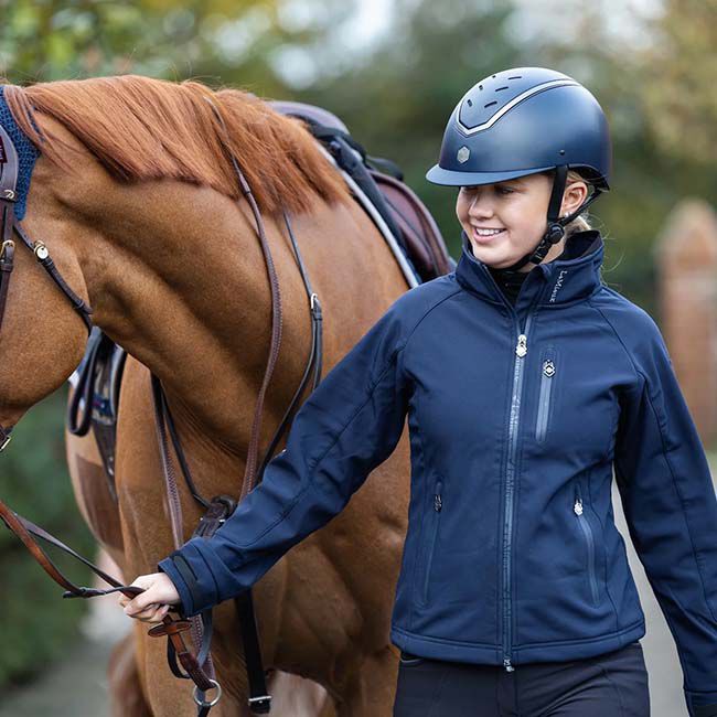 Charles Owen Kylo Helmet with MIPS - Standard Peak - Navy Matte image number null