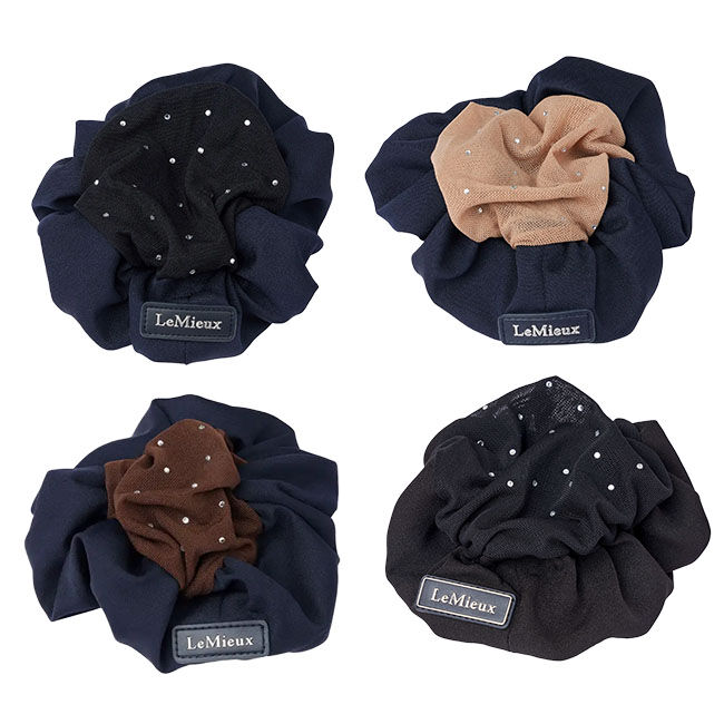 LeMieux Scrunchie with Crystal Hair Net image number null