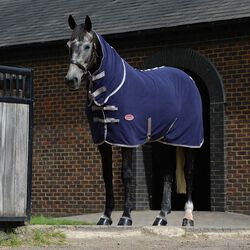 WeatherBeeta Anti-Static Fleece Cooler Combo Neck - Navy/Silver/Red - Closeout