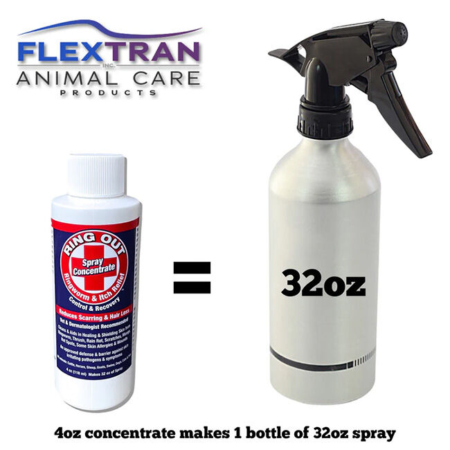 FlexTran Animal Care Ring Out Ringworm & Fungus Control - Spray Concentrate - 4 oz image number null