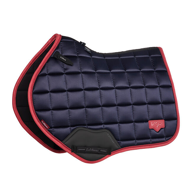 LeMieux Loire Classic Close Contact Pad - Navy/Cranberry image number null