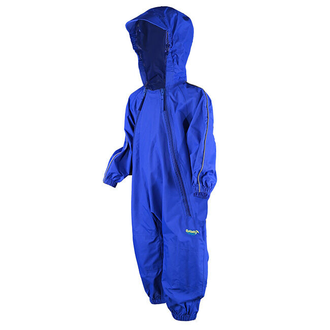 Splashy Kids' One-Piece Rain Suit - Royal Blue image number null