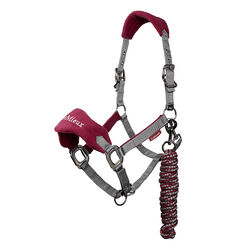 LeMieux Vogue Halter & Lead Rope - Mulberry