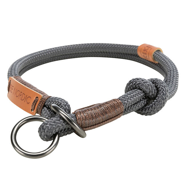 Trixie Riverstone Slip Stop Collar - Dark Gray/Brown image number null