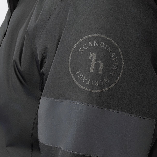Horze Kids' Annica Waterproof Padded Full Grip Riding Overalls - Caviar image number null