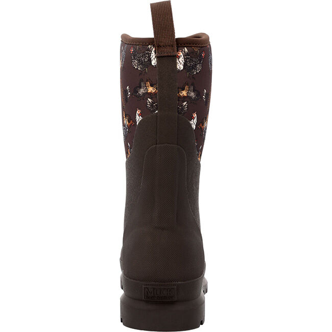 Muck Boot Company Women s Chore Mid Boot Brown Chickens The Cheshire Horse
