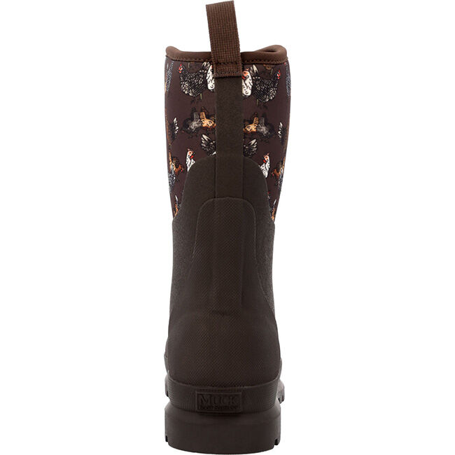Muck Boot Company Women's Chore Mid Boot - Brown/Chickens image number null