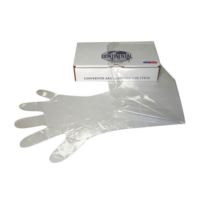 Continental Disposable Plastic Shoulder-Length Gloves image number null