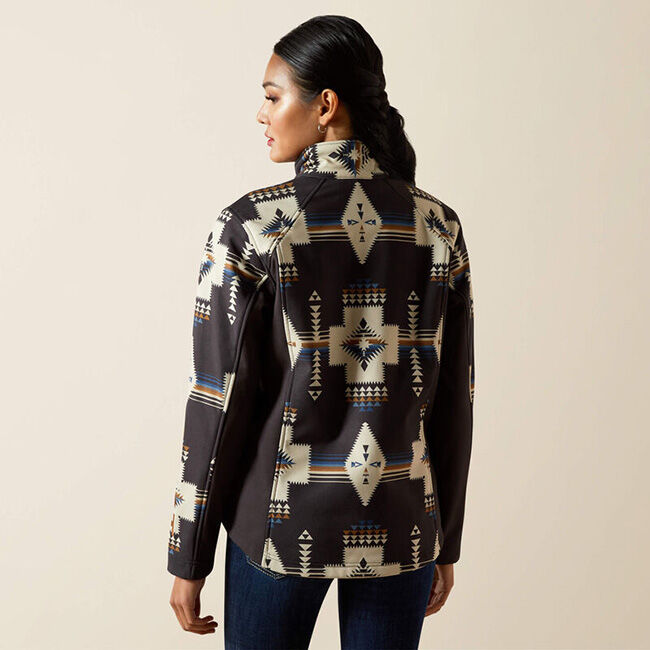 Ariat Women's Logo Softshell Print Jacket - Thornstone Print image number null