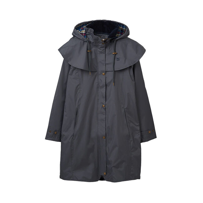 Lighthouse Women's Outrider 3/4 Length Waterproof Raincoat - Grey image number null